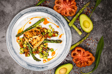 vegetables on a plate