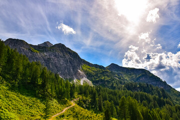 Fototapeta premium landscape with clouds