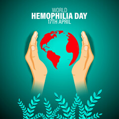 Vector illustration for Hemophilia day