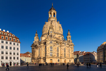 Fototapeta na wymiar Dresden, Frauenkirche, Sachsen, Deutschland < english> Dresden, Frauenkirche, Saxony, Germany