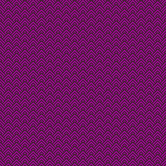 colorful simple vector pixel art purple and black seamless pattern of minimalistic geometric scaly rhombus pattern in japanese style