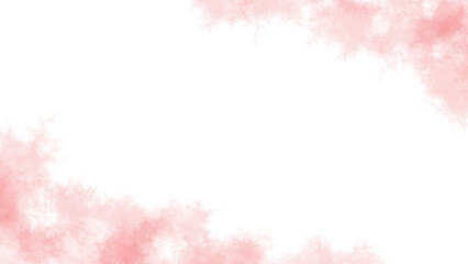 水彩テクスチャの背景素材　ピンク　春イメージ　横長　16:9