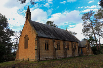 Fototapeta na wymiar Holy Trinity Anglican Church, Berrima Southern Highlands NSW Australia
