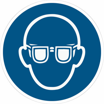 se&ntilde;ales, ISO-M004, SB004, Uso obligatorio de gafas de protecci&oacute;n, obligatorio, gafas, pictograma, vector, protecci&oacute;n, isom004, imagen, indicar, protecci&oacute;n, anuncio, aviso, se&ntilde;al&eacute;tica, icono, s&iacute;mbolo, 