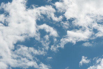 blue sky with clouds