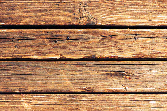 Natural wooden background with horizontal strips .