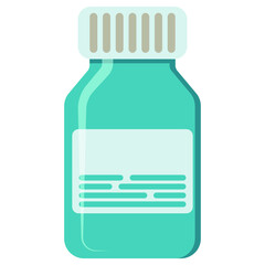 Medical Medicine Bottle.