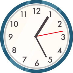 Wall Clock Cartoon Illustration