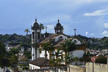 Vista da igreja de São João del Rei