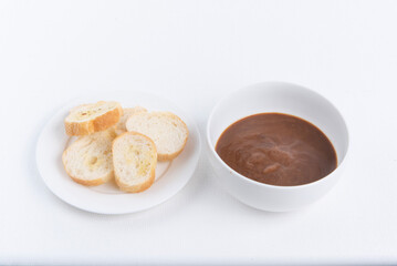 ラスクとスープ