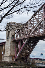 Naklejka premium Hell’s Gate Bridge - New York, NY