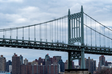 Robert F. Kennedy Bridge - New York, NY and the Manhattan Skyline 