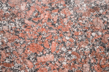 Wall decoration with granite slabs as a background