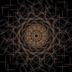 circle pattern texture overlay gold pattern abstract black background