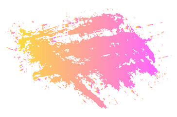 Abstract elements for design. Gouache watercolor paints. Free form. Brush texture. Graphic vector. Gradient. 