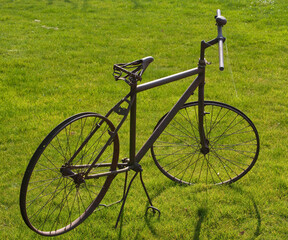 Fototapeta premium Verrostetes Fahrrad