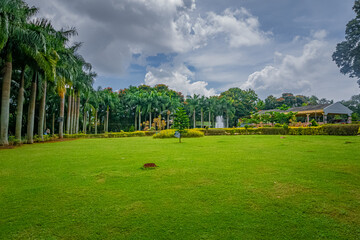 Yelagiri - Nature Park is a sweet spot area in yelagiri hill. It serves as a perfect picnic spot to laze around in the sprawling greenery. The park consists of a children's area, nursery, rock garden - obrazy, fototapety, plakaty