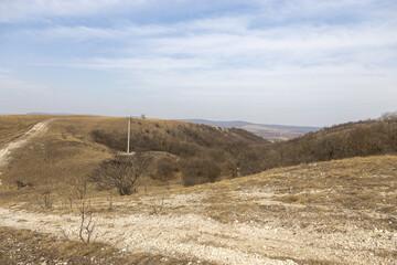 dunes in winter