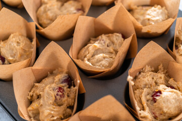 Cranberry muffins