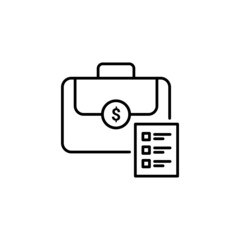 Business Case icon in vector. logotype