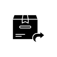 Free Return icon in vector. logotype