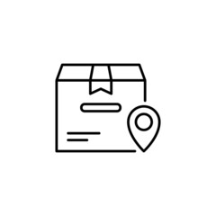 Pick Up Point icon in vector. logotype