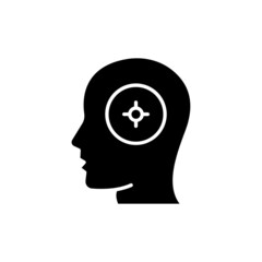 Concentration icon in vector. logotype