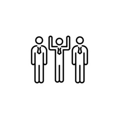 Building Leaders icon in vector. logotype