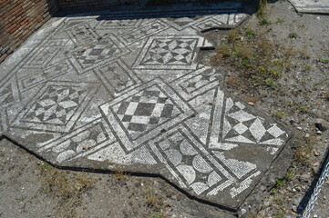 The ruins of Villa Adriana, Tivoli Italy
