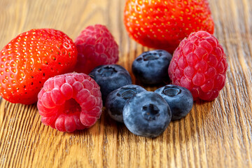ripe red strawberries are used for making desserts