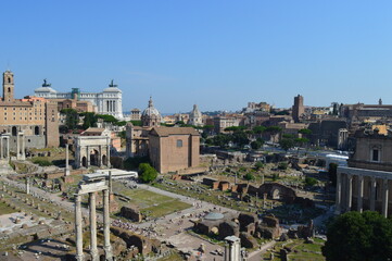 Fototapeta na wymiar Forum Romanum 