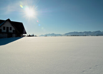 sunrise over the Tatra Mountains