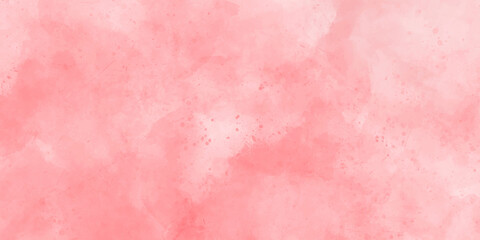 Light pink abstract watercolor background with paper texture. abstract watercolor painting. Pink watercolor ombre leaks and splashes texture on white watercolor paper background.	
