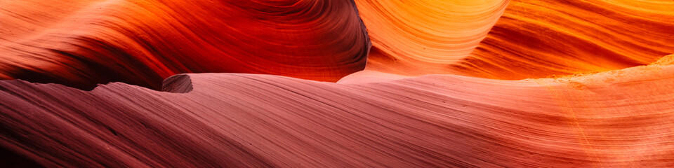 Antelope Canyon, Arizona - abstract background with beautiful sandstone walls.