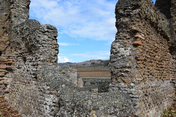 The ruins of Villa Adriana, Tivoli Italy