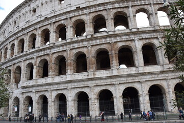 The Colosseum in Rome Italy
