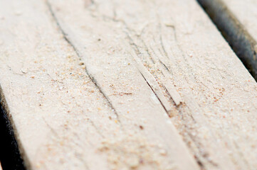 Background from white painted wooden planks