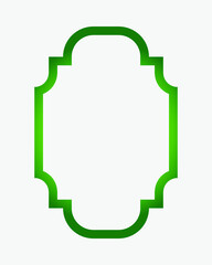 Islamic border frame.