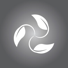 leaf logo vector template symbol and design icon