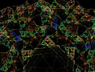 Imaginatory fractal abstract background Image