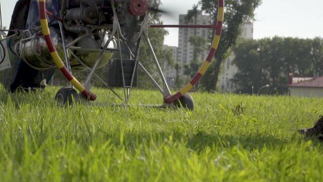 Airship internal combustion engine. hd