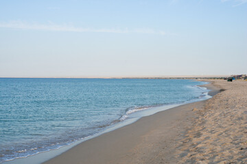 beach in the morning