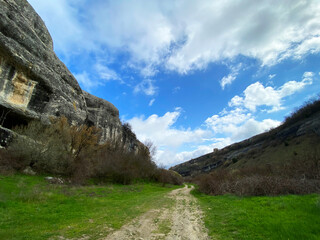 road between mountains