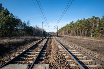 straight railway tracks