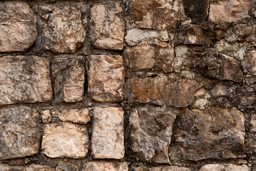 Texture, abstract background, old stone wall.