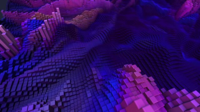  abstract colorful landscape