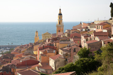 Fototapeta premium sur les hauteurs de Menton - Alpes-Maritimes
