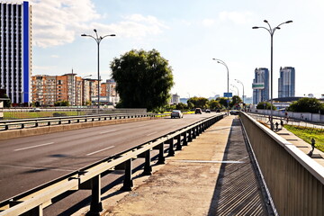 Kyiv, Ukraine August, 18, 2020. Streets and squares, buildings and tourist attractions of the city of Kyiv, capital of the Ukraine.