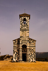 Religious chapel on the heights of Bastia in Corsica