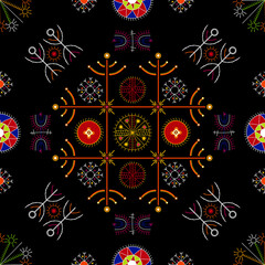 Mulgi folk art pattern 10